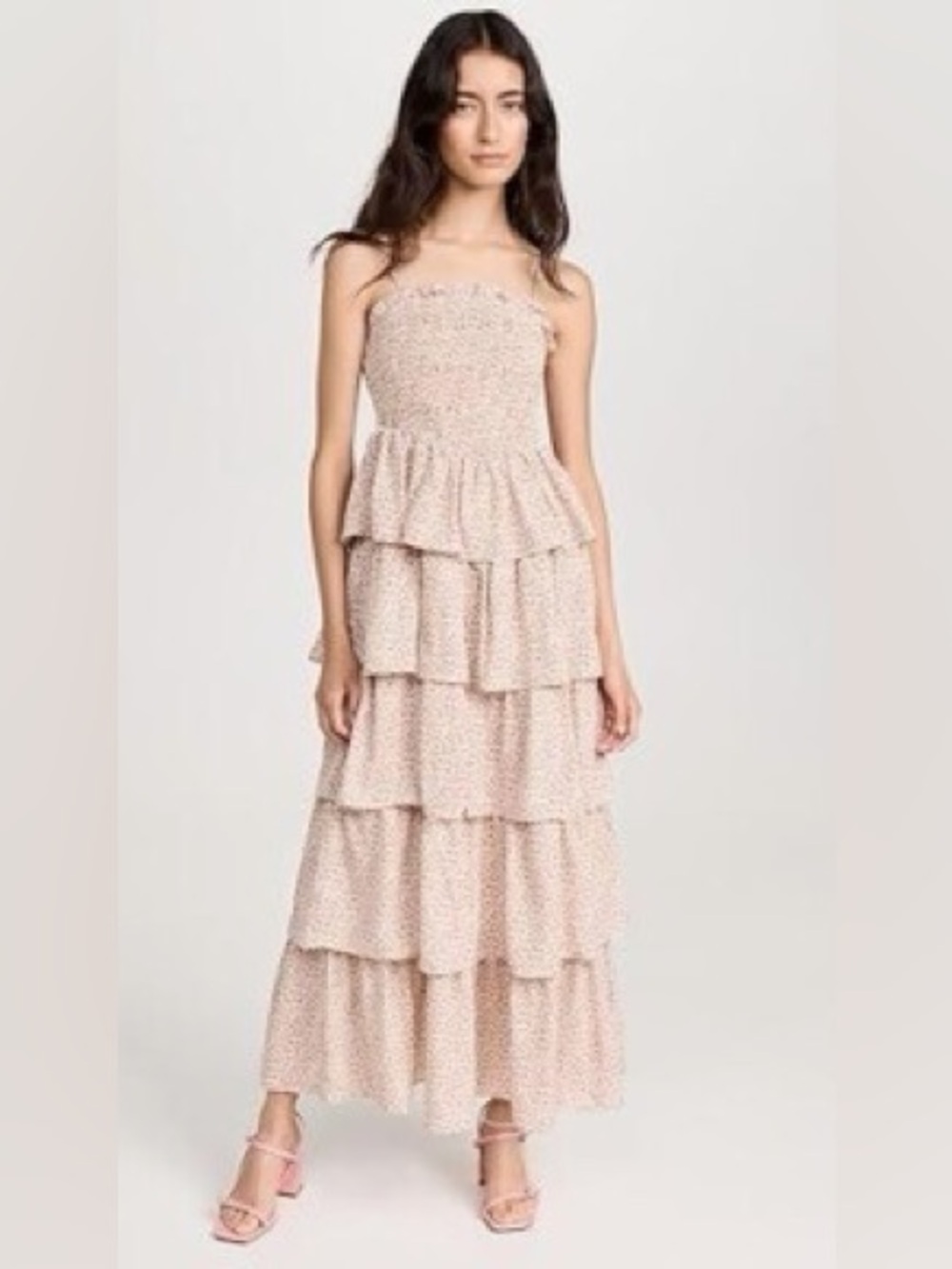 English Factory Tiered Floral Maxi Dress
